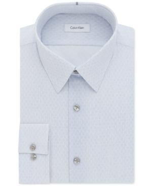 Calvin Klein Men's Slim-fit Infinite Stretch Untucked Dress Shirt, Only At Macy's