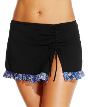 Profile By Gottex Ruffled Slit Swim Skirt Women's Swimsuit