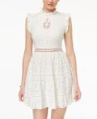 Disney Beauty And The Beast Juniors' Lace Fit & Flare Dress