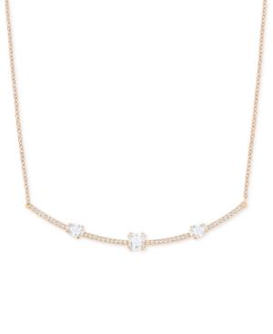 Swarovski Rose Gold-tone Crystal Necklace