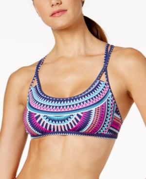 Jag Printed Strappy-back Bikini Top Women's Swimsuit