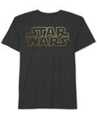 Men's Star Wars Metallic-print Logo T-shirt From Jem