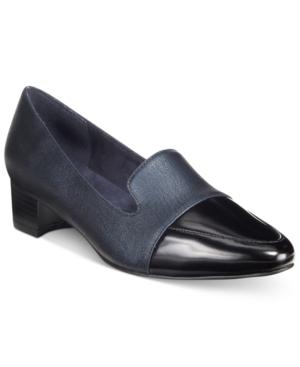 Ann Marino By Bettye Muller Make A Statement Block-heel Loafers Women's Shoes