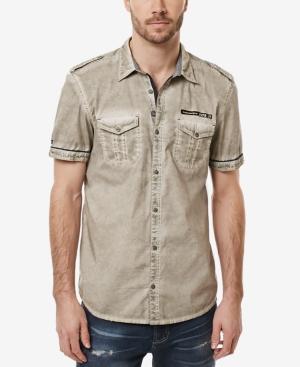 Buffalo David Bitton Men's Safic Short-sleeve Stretch Shirt