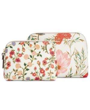 Kate Spade New York Cameron Street Blossom Briley Cosmetic Bag Set