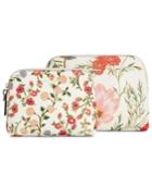 Kate Spade New York Cameron Street Blossom Briley Cosmetic Bag Set