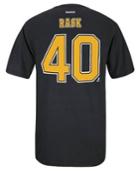 Reebok Men's Short-sleeve Tuukka Rask Boston Bruins Nhl Player T-shirt