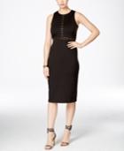 Jessica Simpson Sleeveless Stud-embellished Midi Dress