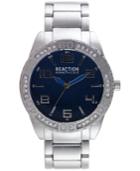 Kenneth Cole Reaction Men's Silver-tone Bracelet Watch 48mm