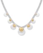 Lucky Brand Two-tone Triple-row Collar Necklace, 17-1/2 + 2 Extender