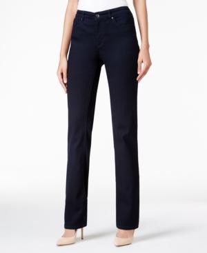 Charter Club Lexington Saturated Black Wash Straight-leg Jeans, Only At Macy's