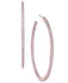 Kate Spade New York Pave Large Hoop Earrings