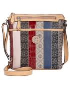 Giani Bernini Patchwork Stripe Crossbody, Created For Macy's