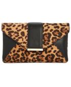 I.n.c. Leopard-print Luci Clutch, Created For Macy's