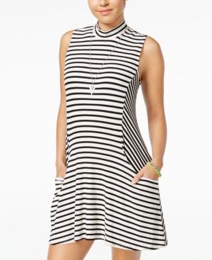 Trixxi Juniors' Striped A-line Dress