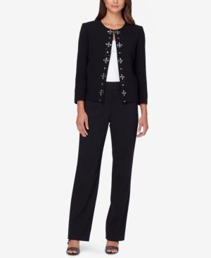 Tahari Asl Beaded Pantsuit