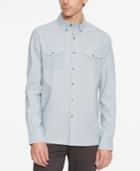 Kenneth Cole New York Men's Space-dye Long-sleeve Shirt