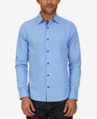 Nautica Men's Slim-fit Abstract Print Long-sleeve Shirt
