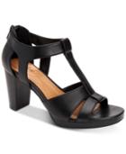 Style & Co Ophelia Block-heel Cutout Sandals, Created For Macy's Women's Shoes