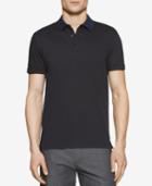 Calvin Klein Men's Mercerized Contrast-collar Polo