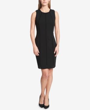 Tommy Hilfiger Scalloped Sheath Dress