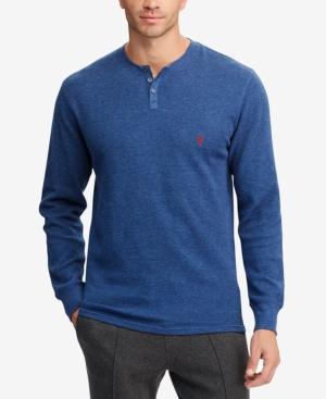 Polo Ralph Lauren Men's Lightweight Waffle-knit Thermal Henley Shirt