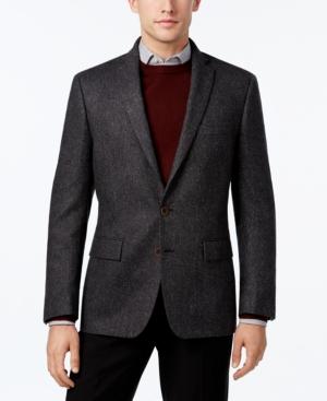 Ryan Seacrest Distinction Men's Slim-fit Charcoal Flecked Sport Coat, Only At Macy's