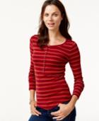 Lucky Brand Striped Thermal Top
