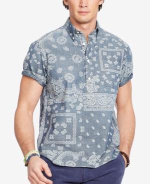 Polo Ralph Lauren Chambray Printed Short-sleeve Shirt