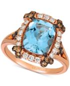 Le Vian Aquamarine (2-1/5 Ct. T.w.) & Diamond (5/8 Ct. T.w.) Ring In 14k Rose Gold