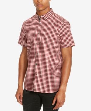 Kenneth Cole Reaction Men's Basford Check Short-sleeve Shirt