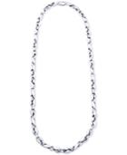Men's Polished Chai Link 24 Chain Necklace In Sterling Silver