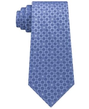 Calvin Klein Men's Medallion Silk Tie