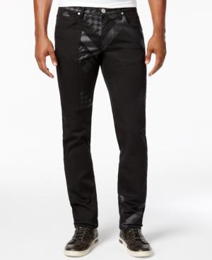Versace Jeans Men's Pattern-blocked Jeans