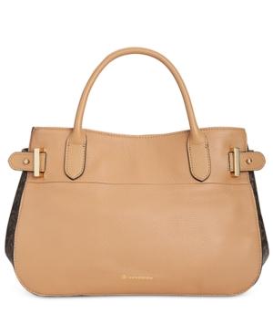 Giani Bernini Signature Pebble Leather Satchel, Only At Macy's