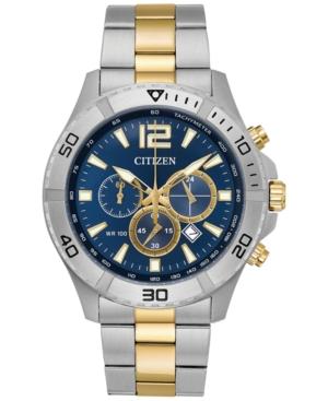 Citizen Men's Chronograph Two-tone Stainless Steel Bracelet Watch 44mm An8124-56l, A Macy's Exclusive