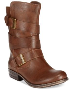American Rag Cale Strapped Moto Booties, Only At Macy's Women's Shoes