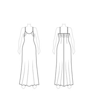 Customize: Close Back - Fame And Partners Lace-trim Adjustable-strap Slipdress