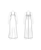 Customize: Close Back - Fame And Partners Lace-trim Adjustable-strap Slipdress