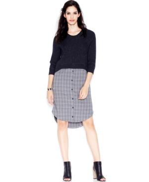 Rachel Rachel Roy Mixed-media Layered Dress