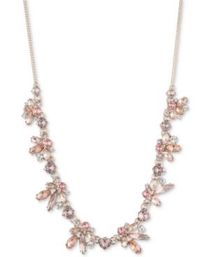 Givenchy Gold-tone Crystal Collar Necklace, 16 + 3 Extender