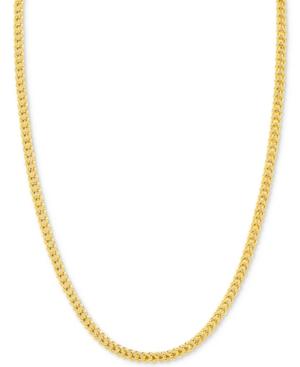24 Franco Chain Necklace In 14k Gold
