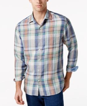 Tommy Bahama Men's Madras Plaid Shirt
