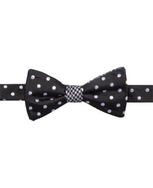 Countess Mara Houndstooth Dot Reversible To-tie Bow Tie