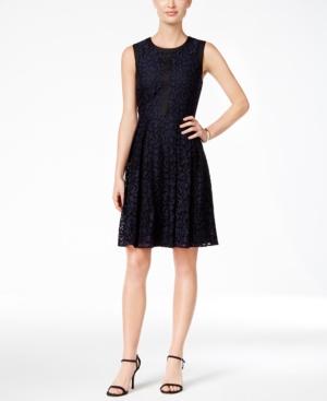 Tommy Hilfiger Fern Lace Fit & Flare Dress