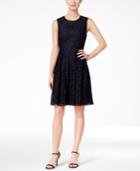 Tommy Hilfiger Fern Lace Fit & Flare Dress