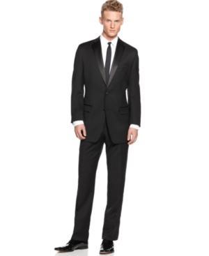 Calvin Klein Black Two-button Tuxedo Slim Fit