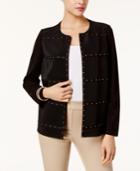 Jm Collection Studded Jacket, Created For Macy's