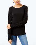 Inc International Concepts Ruched Top, Created For Macy's