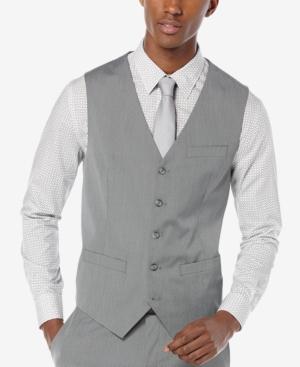 Perry Ellis Men's Texture Basketweave Vest
